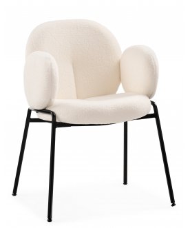 Стул-кресло Kalipso white / gold