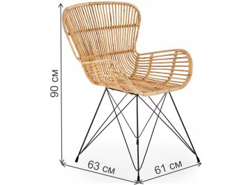 Стул на металлокаркасе Калми