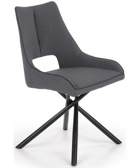 Стул на металлокаркасе K409 серый / черный