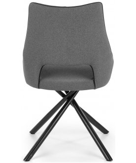 Стул на металлокаркасе K409 серый / черный