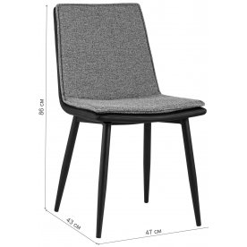 Стул на металлокаркасе Кловис