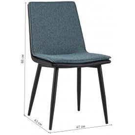 Стул на металлокаркасе Кловис