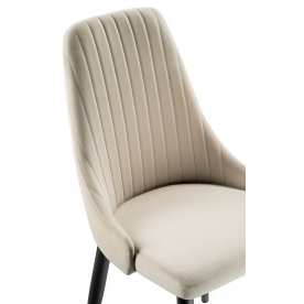 Стул на металлокаркасе Kora beige / black