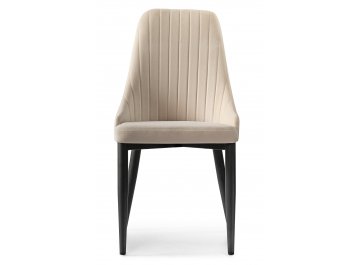 Стул на металлокаркасе Kora beige / black