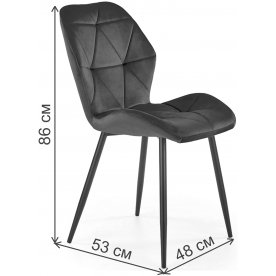 Стул на металлокаркасе K453