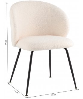 Стул на металлокаркасе Лист