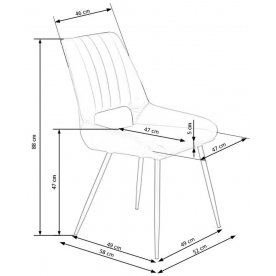Стул на металлокаркасе Луэг