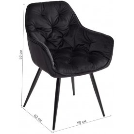 Стул на металлокаркасе Malta bluvel-19