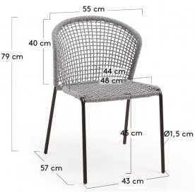 Стул на металлокаркасе Mathew