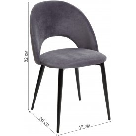 Стул на металлокаркасе Max