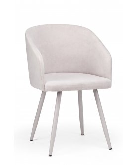 Стул-кресло Монер светло-серый (glory 36) / серый