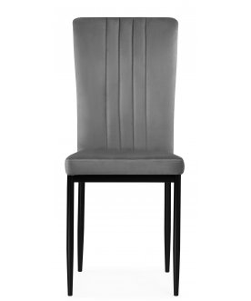 Стул на металлокаркасе Rek dark gray / black