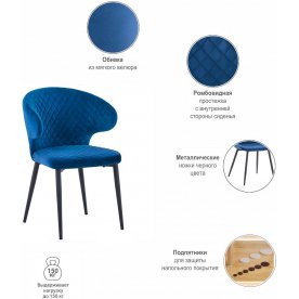 Стул на металлокаркасе Richard