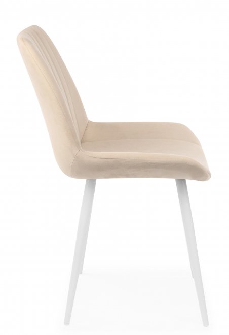 Стул на металлокаркасе Седа бежевый (zd 210) / белый