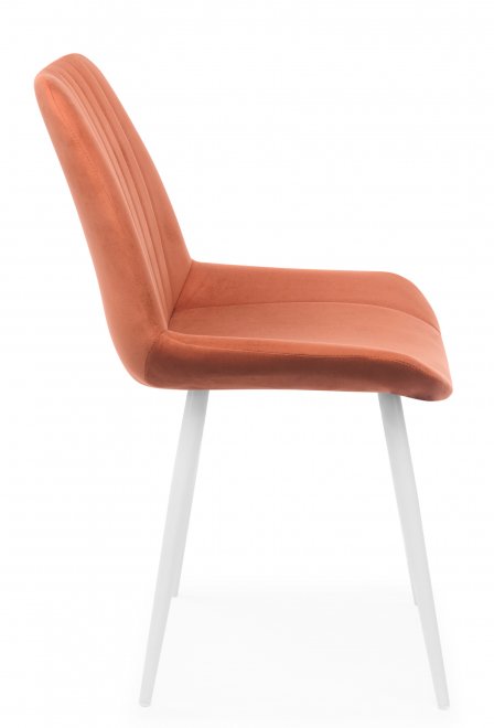 Стул на металлокаркасе Седа терракотовый (zd 432) / белый