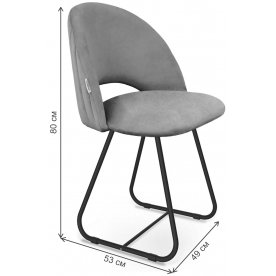 Стул на металлокаркасе SHT-ST34-1/S38