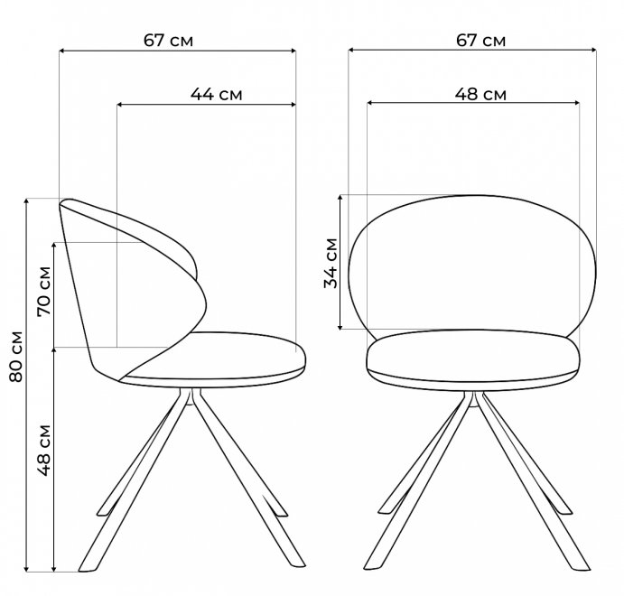 Стул на металлокаркасе Solomon крутящийся gray / black