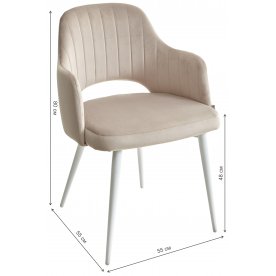 Стул на металлокаркасе Fantine-LA