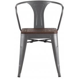 Стул на металлокаркасе Тиоли Арм Вуд