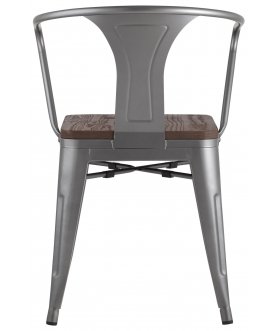 Стул на металлокаркасе Тиоли Арм Вуд