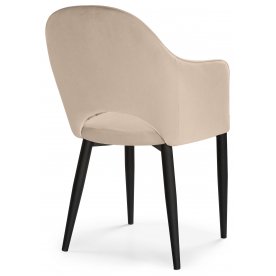 Стул на металлокаркасе Vener beige / black