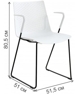 Стул на металлокаркасе Зири
