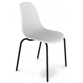 Стул SHT-S30 черный муар / белый