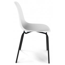 Стул SHT-S30 черный муар / белый