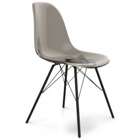 Стул SHT-S37 черный муар / дымчатый