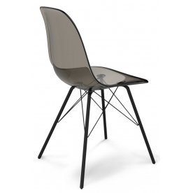 Стул SHT-S37 черный муар / дымчатый