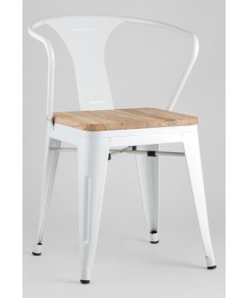 Стул на металлокаркасе Тиоли Арм Вуд