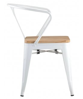 Стул на металлокаркасе Тиоли Арм Вуд
