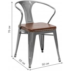 Стул на металлокаркасе Тиоли