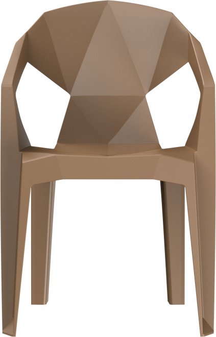 Пластиковый стул Гекса капучино