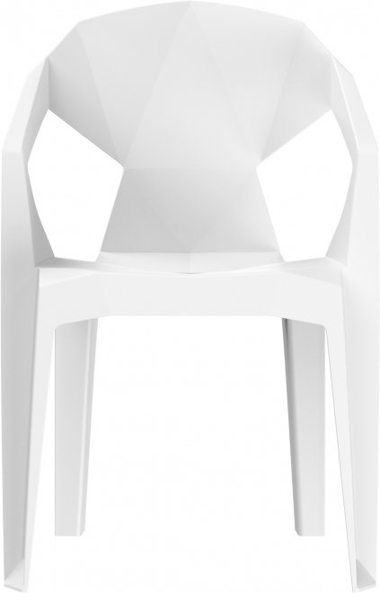 Пластиковый стул Гекса кремовый