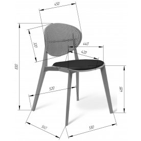 Пластиковый стул SHT-S111-CN1