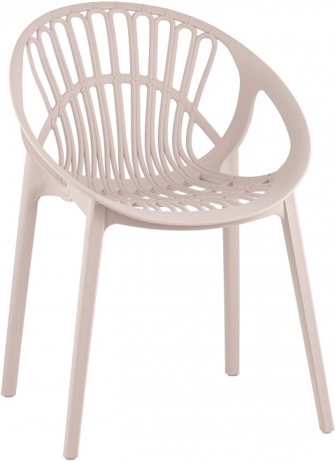 Пластиковый стул Takeo нежно-розовый