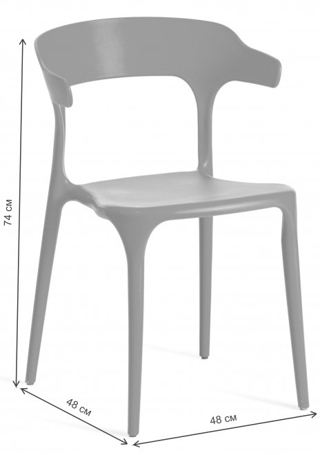 Пластиковый стул Ton/Тон (мод. PC33) черный (black 3010)