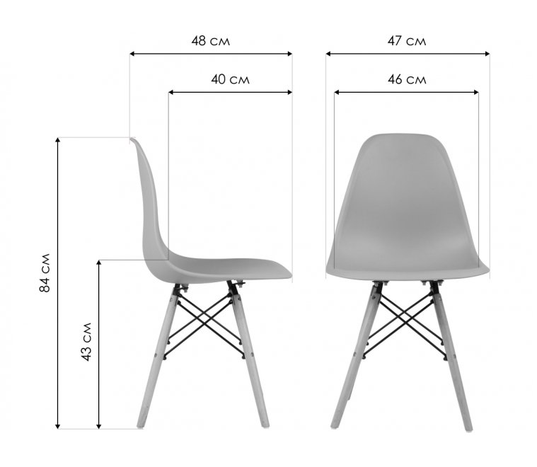 Пластиковый стул Арлит зеленый