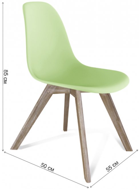 Стул SHT-S39 мятный / дуб атланта