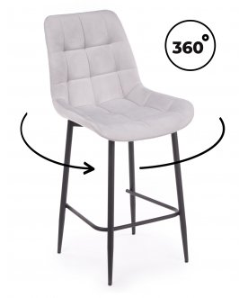 Комплект стульев Форт 2 шт светло-серый (zd 960) / черный