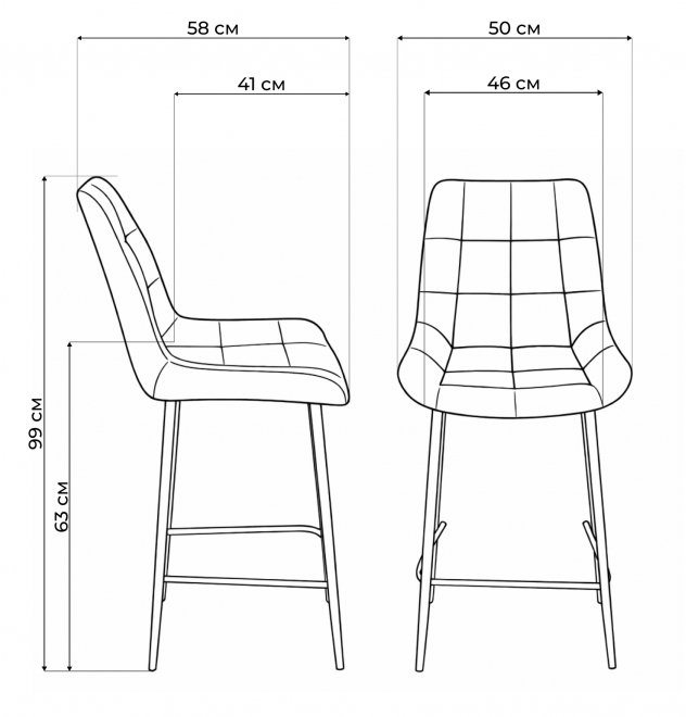 Полубарный стул Челси фисташковый (zd 651) / белый