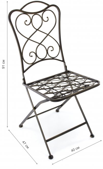 Стул складной Океан бронзовый