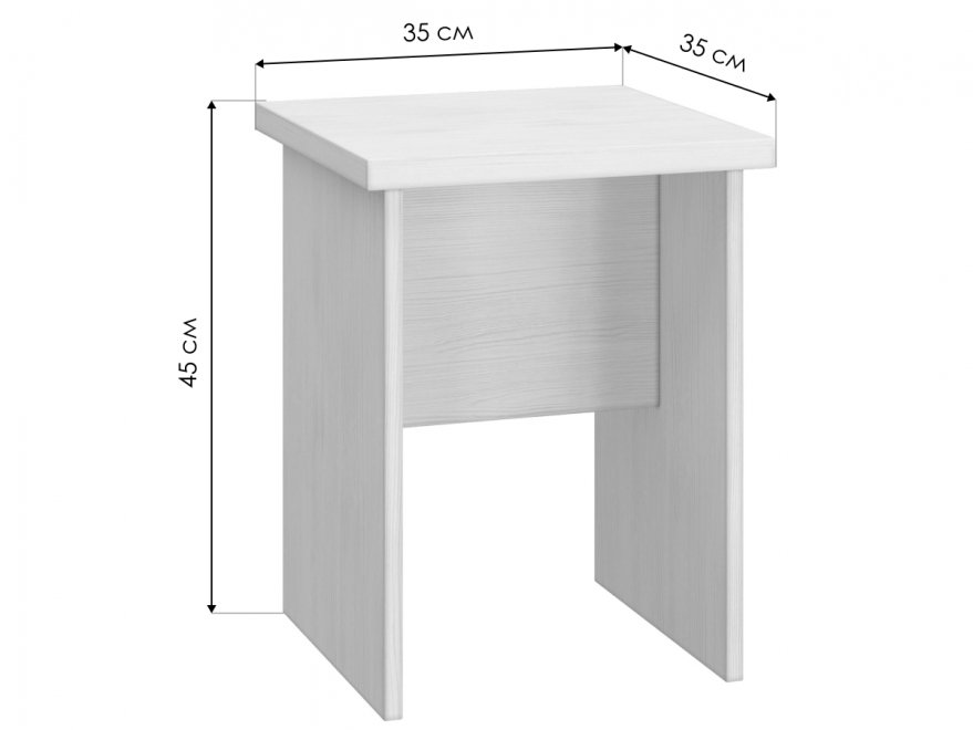 Табурет Т-03 дуб крафт золотой