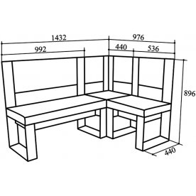 Кухонный уголок КУ-80