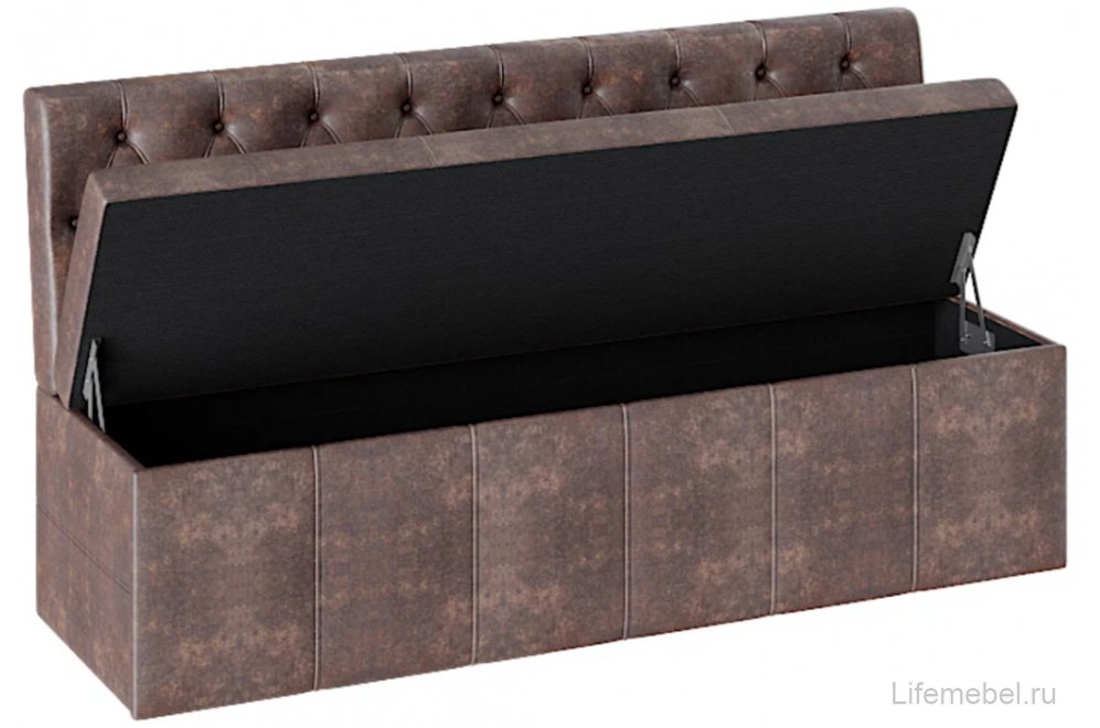 Кухонный диван Ханна коричневый