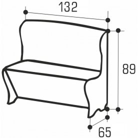 Кухонный диван Милан