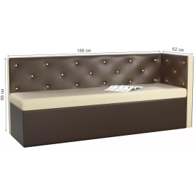 Кухонный диван Салвадор правый