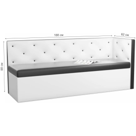 Кухонный диван Салвадор правый