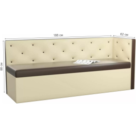 Кухонный диван Салвадор правый